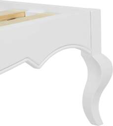 Rackhams Louis White French Style Bed Frame with Rattan Cane Headboard 4ft6, 5ft - Double 4ft6 - thumbnail 5