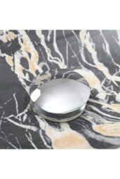 Rackhams Modern Above Counter Oval Marble Bathroom Vessel Sink - Yellow - thumbnail 5