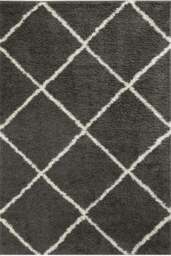 Rackhams Moroccan Dark Grey Shaggy Rug - 540 - 80X150 cm - thumbnail 1