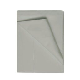 Rackhams 400 Thread Count Egyptian Cotton Flat Sheet - Platinum - Platinum - Double - 100% Egyptian Cotton - thumbnail 2