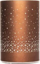 Rackhams 15cm Christmas Decorated Vase Table Snowfall Scene Copper Battery LED Lamp - 15CM - Warm white - Single christmas light - thumbnail 3
