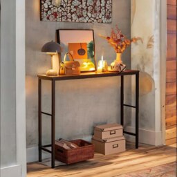 Rackhams Industrial Rustic 100CM Wide Console Table - thumbnail 5