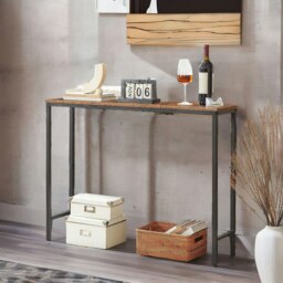 Rackhams Industrial Rustic 100CM Wide Console Table - thumbnail 4