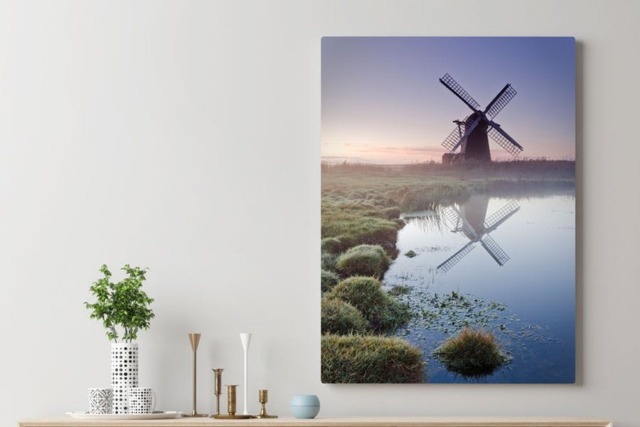 Rackhams Reflections in the Mist - Framed Print 30 x 20 inch - image 1