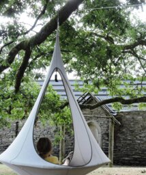 Rackhams Songo Hanging Chair - Moon - thumbnail 5