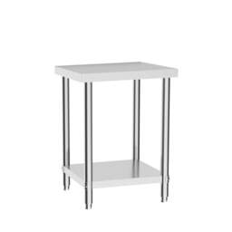 Rackhams 2 Tier Commercial Kitchen Prep and Work Stainless Steel Table - thumbnail 4