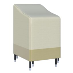 Rackhams Outdoor Furniture Cover Chairs Stacked Protection Deep Wind Rain Dust - Beige & Coffee - 600D Waterproof Oxford Cloth - 70L x 90W x 115Hcm - thumbnail 2