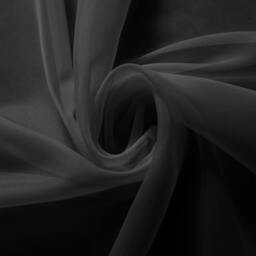 Rackhams Voile Tab Top Curtain Pair with Crystal Tie Backs Sheer Window Panels - Chocolate - 150cm width x 183cm drop - thumbnail 5