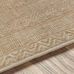 Rackhams Eagean-Global Brown Beige Cream In- & Outdoor Rug - 160cm_diameter - thumbnail 4