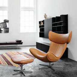 Rackhams Imola Chair And Ottoman, Star Legs & Frame Legs - Blue - Frame Legs - thumbnail 3