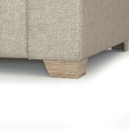 Rackhams Hartley Fullback Tufted Armchair - Beige - thumbnail 4
