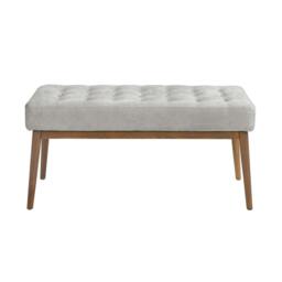 Rackhams Dark Grey Fabric Stool 5107 - thumbnail 2