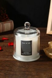Rackhams Soy Wax Pear & Freesia Scented Jar Candle - White - thumbnail 1