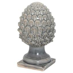 Rackhams Ceramic Acorn Ornament - Grey - 35cm x 20cm x 20cm - Grey - 100% Mixed