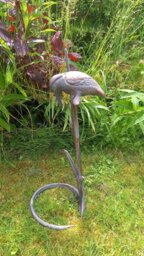 Rackhams Kingfisher on Reeds Garden Ornament Sculpture with an Aged Bronze Finish - Sculpture - Cast Iron - 1 - thumbnail 6