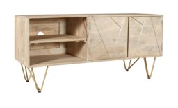 Rackhams Plasma Media Unit Barbuto Light Mango - 140 cm - 60 cm - Wood - thumbnail 2