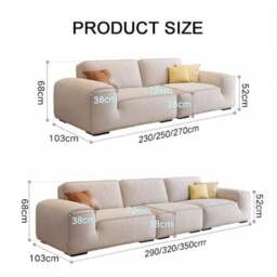 Rackhams Freya Three Seater Corner Sofa, Suede - Left Hand Facing - Cream - Three Seater Corner 300cm - thumbnail 6