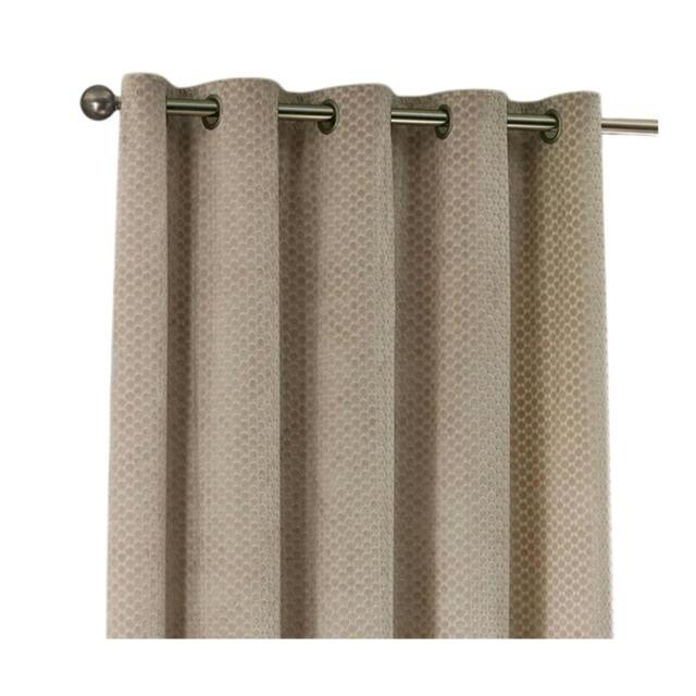 Rackhams Neptune Velvet Eyelet Curtains - Champagne - 229cm x 229cm - Champagne - 100% Polyester - image 1