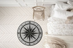 Rackhams WFM6201 - Cardinal Points Mosaic Mat 99 cm Diameter - thumbnail 1