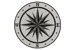 Rackhams WFM6201 - Cardinal Points Mosaic Mat 99 cm Diameter - thumbnail 3