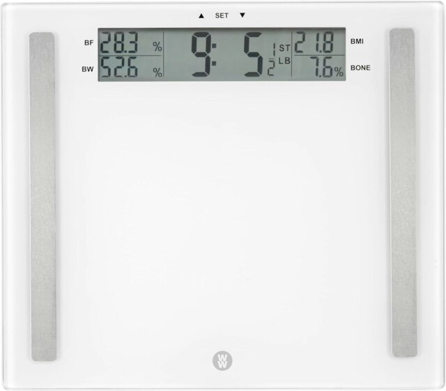 Rackhams WW Extra Wide Bathroom Scale, Easy Read Display, Ultimate Accuracy Body Analyser - image 1