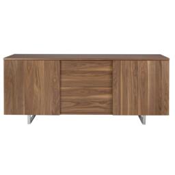 Rackhams Sideboard Walnut and Chromed Steel 3056 - thumbnail 2