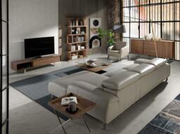 Rackhams Sideboard Walnut and Chromed Steel 3056 - thumbnail 4