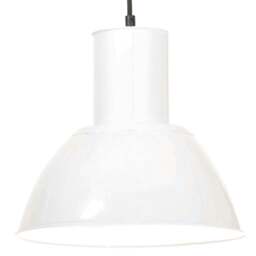 Rackhams Hanging Lamp 25 W White Round 28.5 cm E27 - thumbnail 1