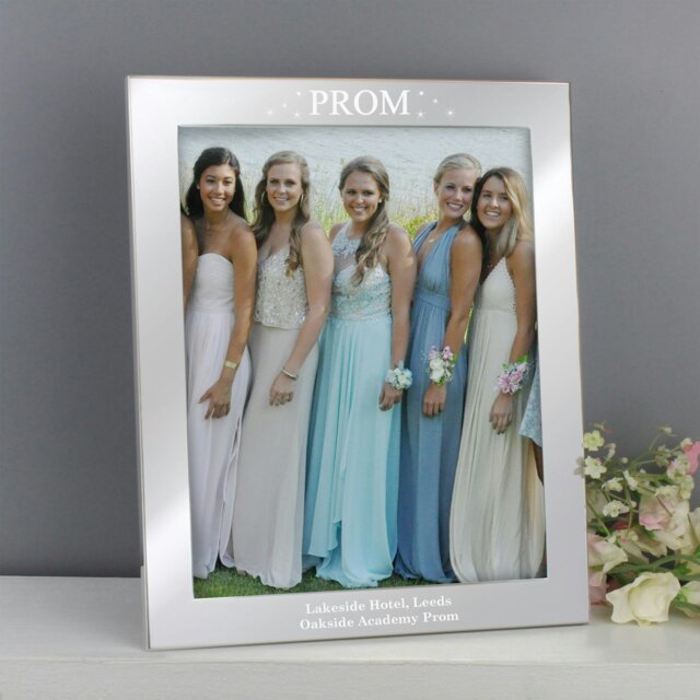 Rackhams Personalised Prom Night 10x8 Silver Photo Frame - image 1