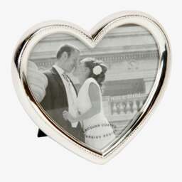 Rackhams Celebrations Silverplated Heart 4x4 Inch Photo Frame FS990 - thumbnail 1