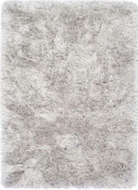 Rackhams Extravagance Silver Grey Shaggy Rug - 80X150 cm - image 1