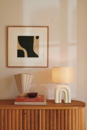Rackhams Haze - Table lamp - Beige - Beige - Ceramic - 1 - thumbnail 5