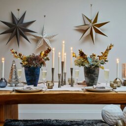 Rackhams Parker 5 Piece Candle Centerpiece - Silver - thumbnail 6