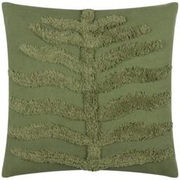 Rackhams Dakota Tufted Cushion Cover - Forest - 45cm x 45cm - Forest - 100% Cotton - thumbnail 2