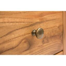 Rackhams Salerno 3 Drawer Bedside Table - Natural - thumbnail 5