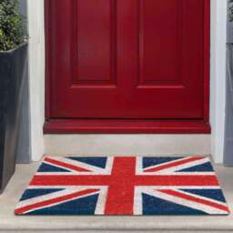 Rackhams Coir Doormat Flag Union Jack Design 40X70 cm - thumbnail 2