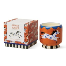 Rackhams Paddywax A Dopo Range Ceramic Candles - 8oz - Orange - Sienna Sunset