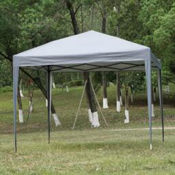 Rackhams Premium 3x3m Grey Pop-Up Gazebo with Side Panels - Grey - thumbnail 2