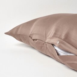 Rackhams Organic 400 TC Egyptian Cotton Sateen V Shaped Pillowcase - Moss Green - thumbnail 4