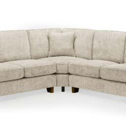 Rackhams Nebraska Beige 5 Seater Corner Sofa Full Back - thumbnail 4