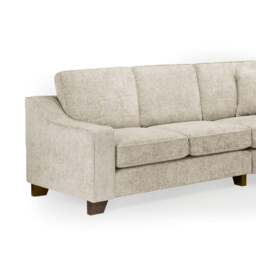 Rackhams Nebraska Beige 5 Seater Corner Sofa Full Back - thumbnail 3