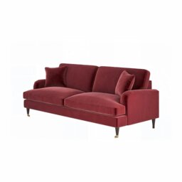 Rackhams Ismail Two Seater Sofa, Loveseat, Velvet - Teal - thumbnail 5