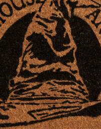 Rackhams Harry Potter Unisex Brown Sorting Hat Coir Door Mat (One Size) - thumbnail 3
