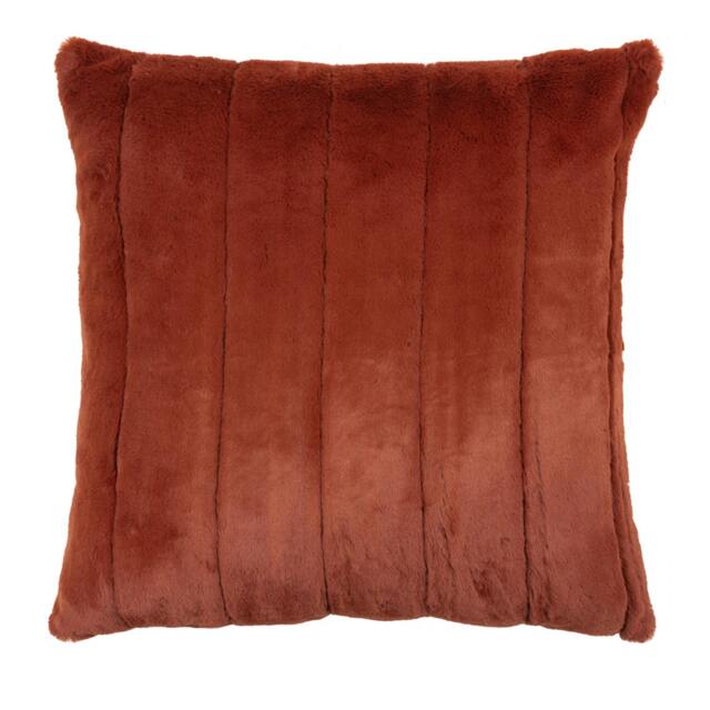 Rackhams Empress Cushion Cover - Rust - 45 x 45cm - Rust - 100% Polyester