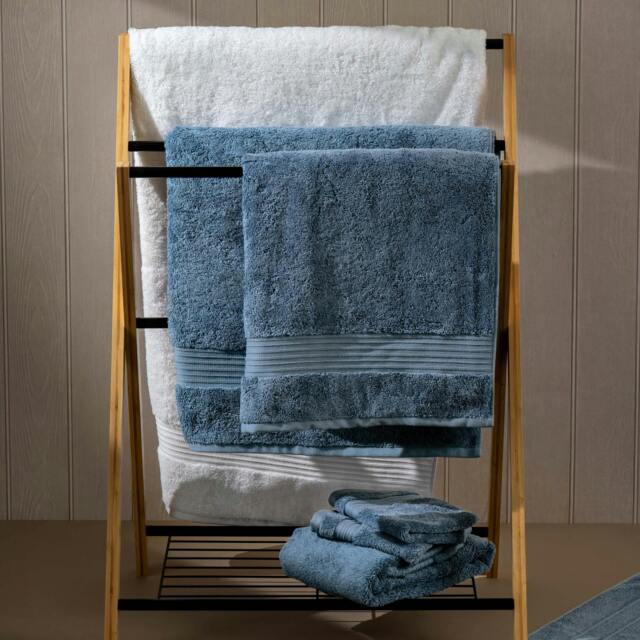 Rackhams White Egyptian Cotton Bath Sheet - Single - Jumbo Bath Sheet - image 1