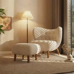 Rackhams SweetHome Winni Armchair, Boucle - No ottoman - thumbnail 1