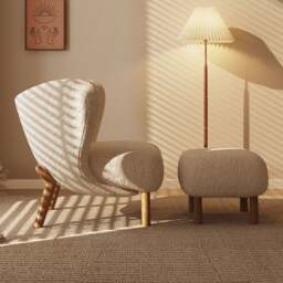 Rackhams SweetHome Winni Armchair, Boucle - No ottoman - thumbnail 3