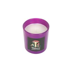 Rackhams Wildberry Scented Candle in Purple Glass Jar - thumbnail 2