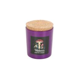 Rackhams Wildberry Scented Candle in Purple Glass Jar - thumbnail 3