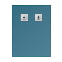 Rackhams Fairmont Rectangular Wall Mounted Frameless Bevelled Edge Bathroom Mirror 60 x 45cm - thumbnail 2